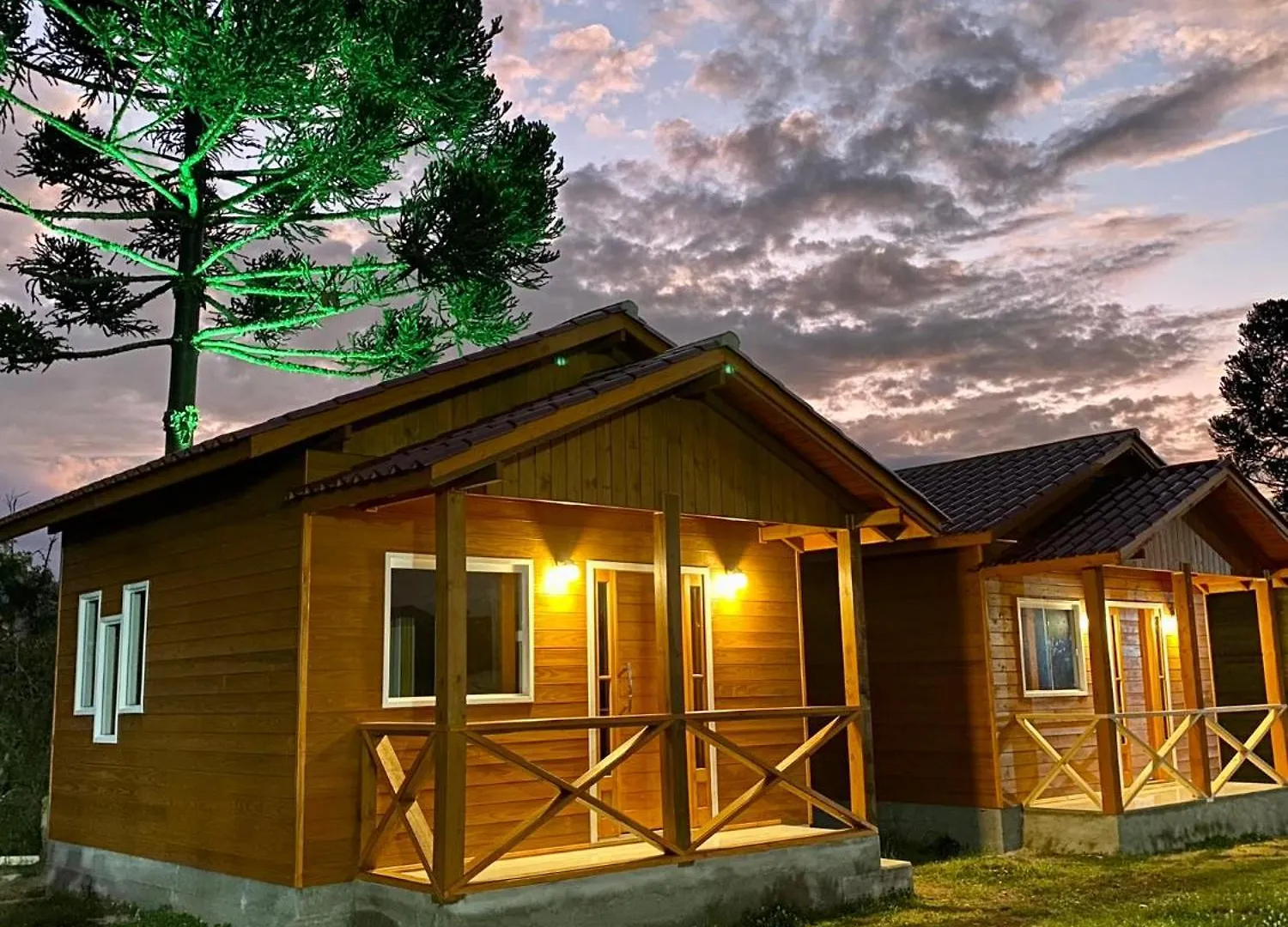 Деревянный коттедж Cabanas Kuntze Урубиси